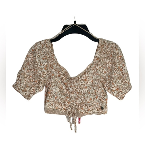 ROXY Cropped Printed Top - Picture 5 of 8